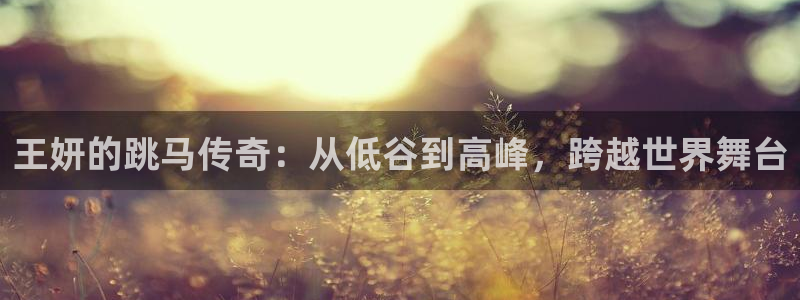 2026世界杯官网入口：王妍的跳马传奇：从低谷到高峰，跨越世界舞台