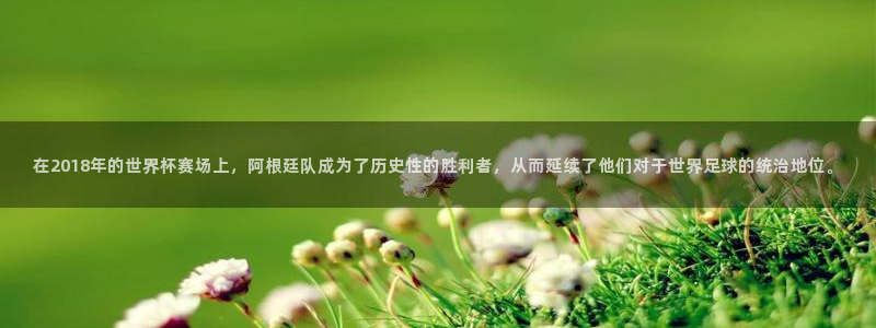 2026世界杯倒计时：在2018年的世界杯赛场上，阿根廷队成为了历史性的胜利者，从而延续了他们对于世界足球的统治地位。